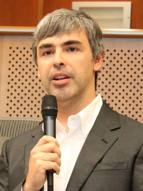 Larry Page in a portrait photograph