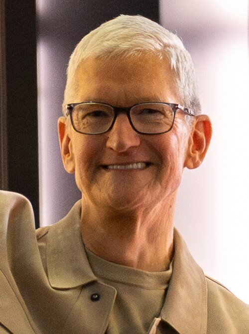 Tim Cook in a formal portrait